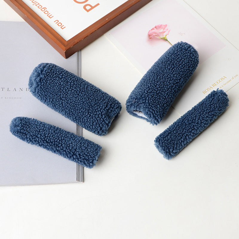 Handlebar Muffs for Electric Bike or Scooter – Winter Warm Gloves with Plush Lining – Universal for Bicycle / Tricycle – Blue