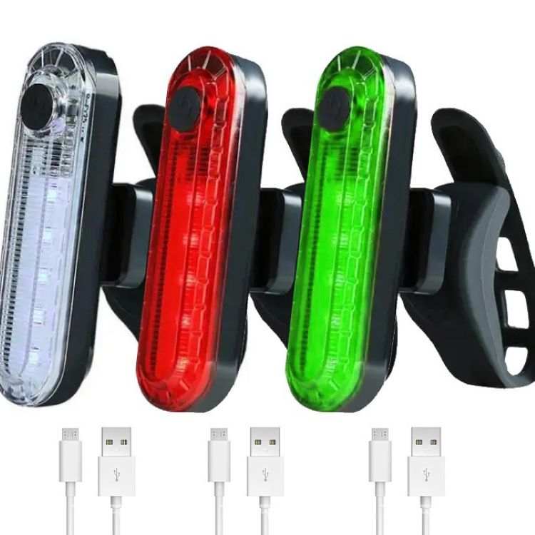 Rear Light Bike - 2 Pack USB Rechargeable Bicycle Tail Lights, Waterproof Safety Warning Lights, Mountain Bike Accessories for Night Cycling