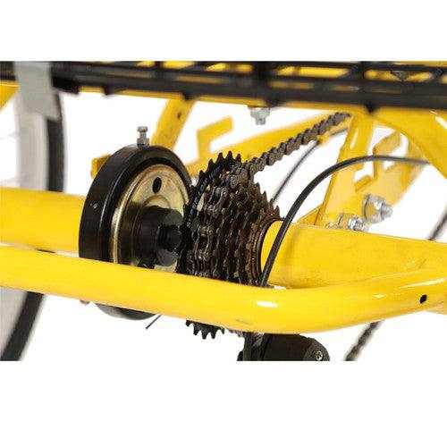 26 Inch Adult Tricycle with 7 Speed | Yellow
