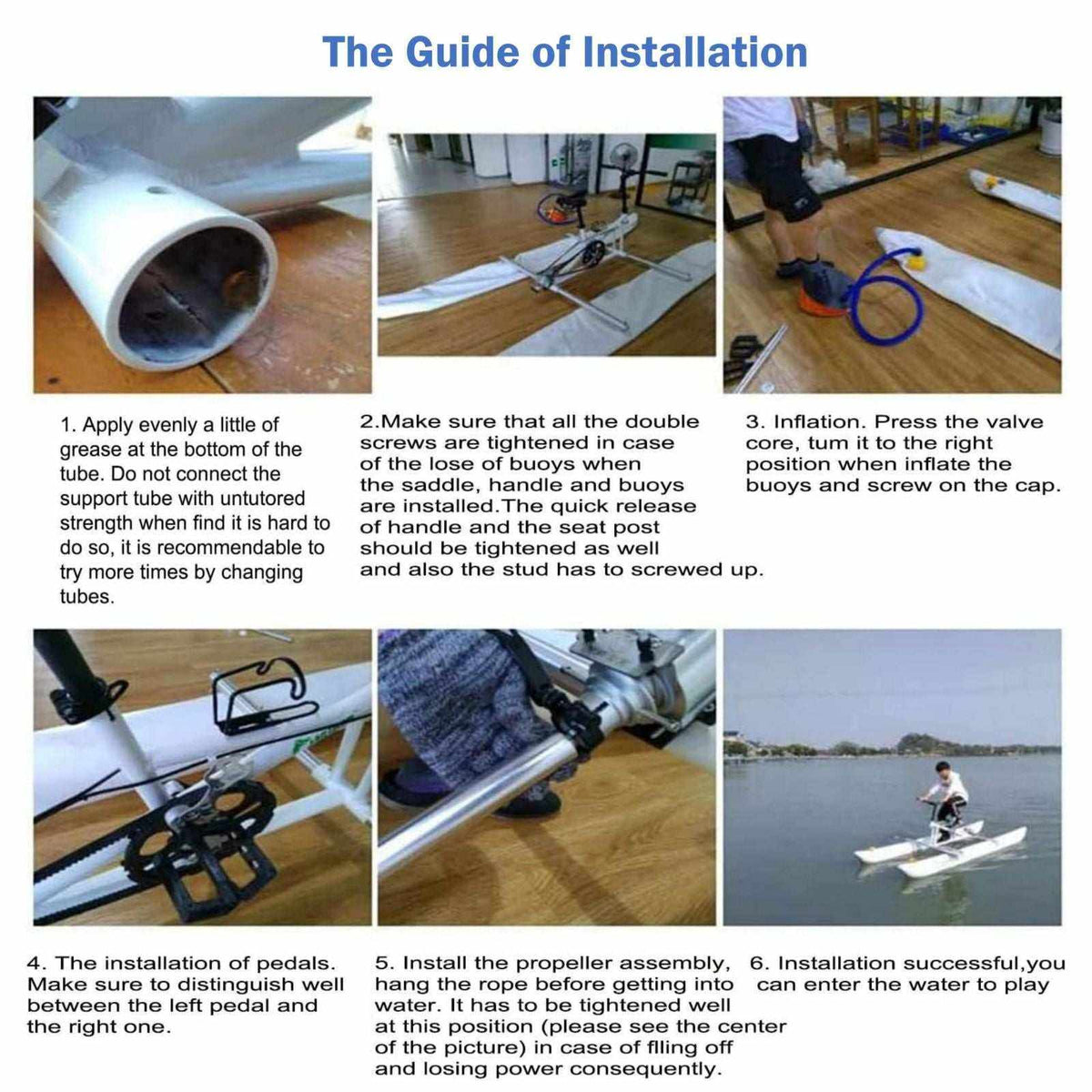 Inflatable Water Bike