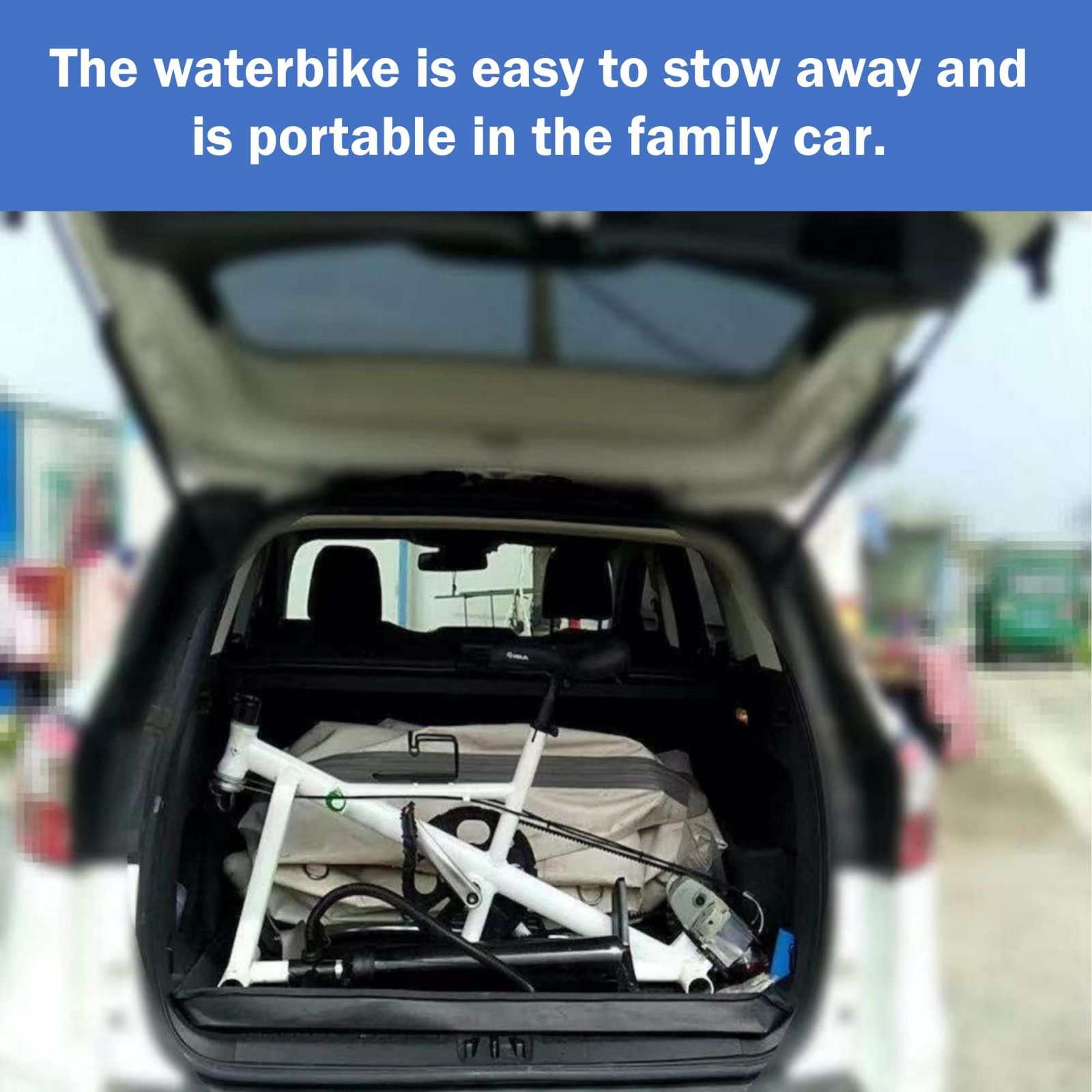 Inflatable Water Boat Bike For Water Sport