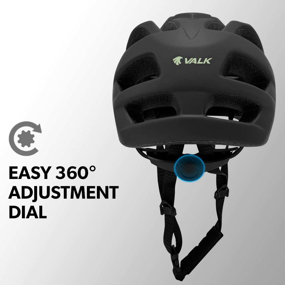 Large Mountain Adjustable Bicycle Helmet Large 58-61cm | Black