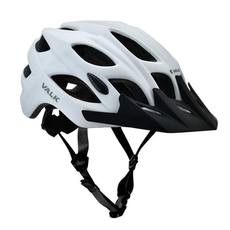 Large Lightweight Mountain Bike Helmet 58-61cm | White