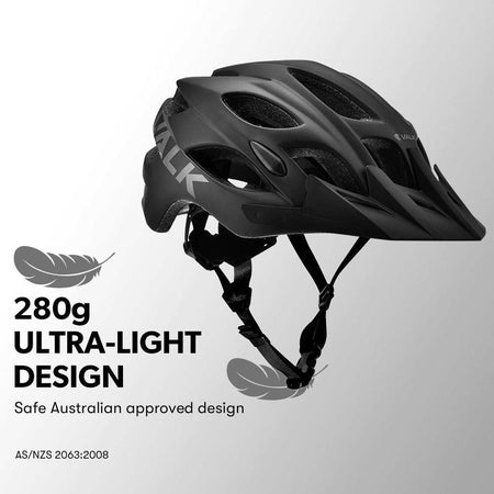 Small Mountain Bike Adjustable Helmet 54-56cm | Black