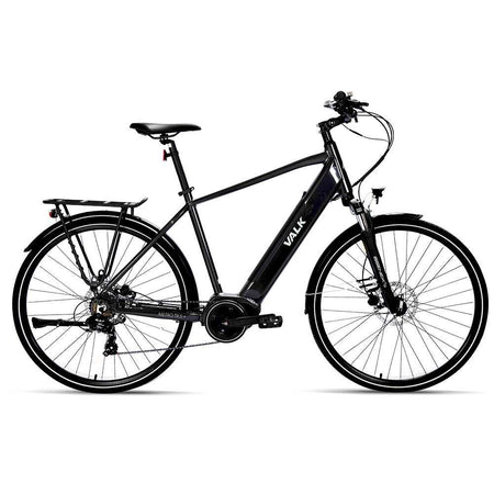 Premium Hybrid Middrive Electric Bike, Medium | Dark Grey