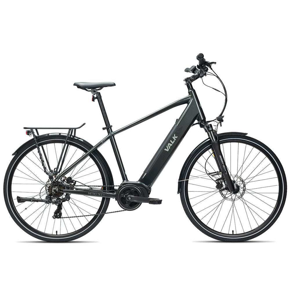 Premium Hybrid Mid Drive EBike, Large | Dark Grey