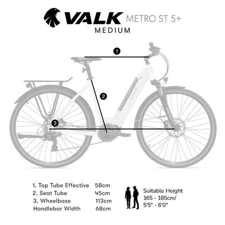 Premium Step Through EBike, Medium | White