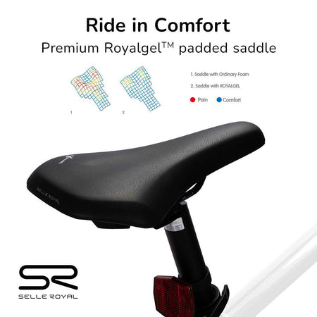 Premium Step Through EBike, Medium | White