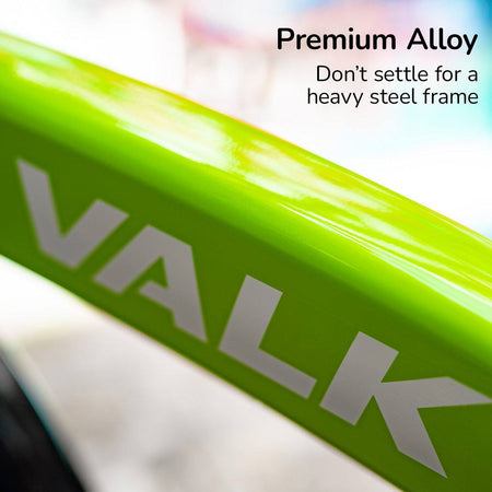 Disc Braking Electric Foldable Bike | Lime Green