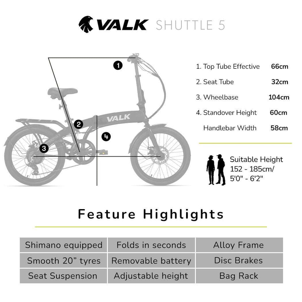Quick Folding Electric Bike | Gloss Metallic Charcoal