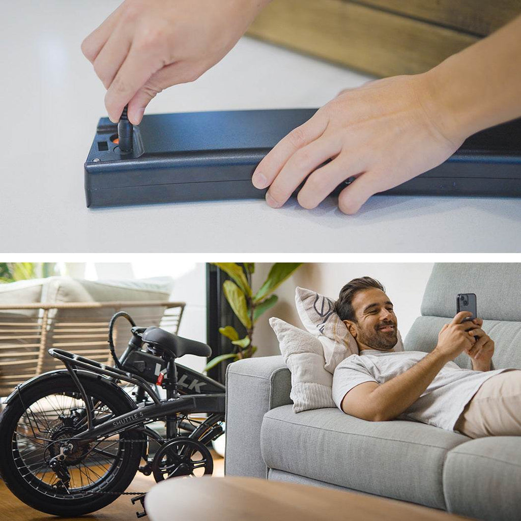 Quick Folding Electric Bike | Gloss Metallic Charcoal