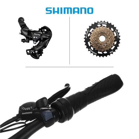 250W Hydraulic Disc Brakes Electric MTB, 26Inch | White