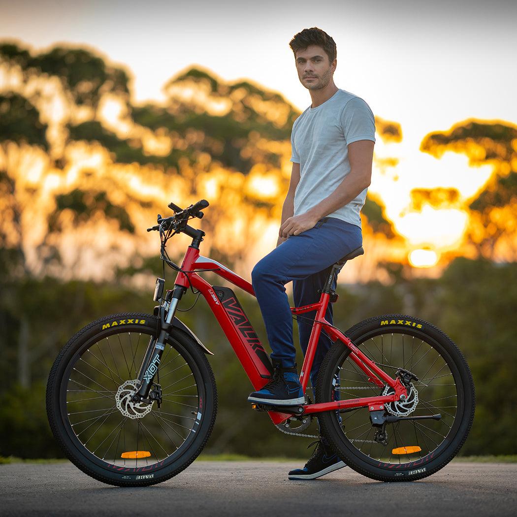 27.5Inch Mountain eBike with 7 Speed, 250W | Red