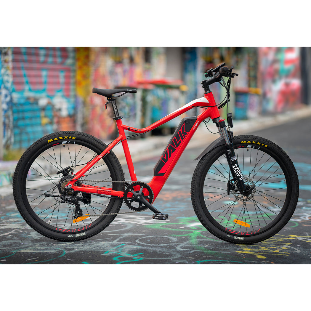 VALK Electric Bike eBike Bicycle Motorized Mountain Battery eMTB 36V 250W 27.5Inch-BicycleLab.com.au