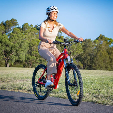 27.5Inch Mountain eBike with 7 Speed, 250W | Red