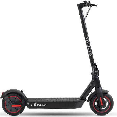 VALK Synergy 7 Electric Scooter 500W black and red with 15Ah battery and foldable aluminum frame