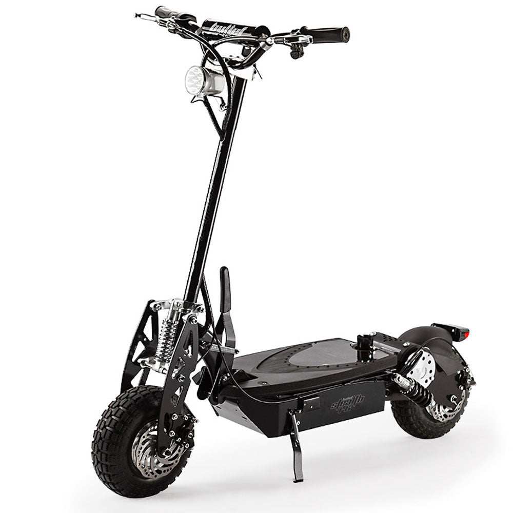 BULLET Stealth1-6 1000W high-performance electric scooter with LED lights and adjustable seat kit