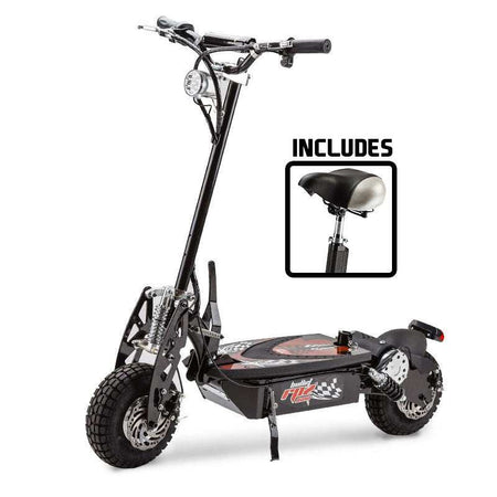 Bullet RPZ1600 1000W high-performance electric scooter with LED lights and adjustable seat