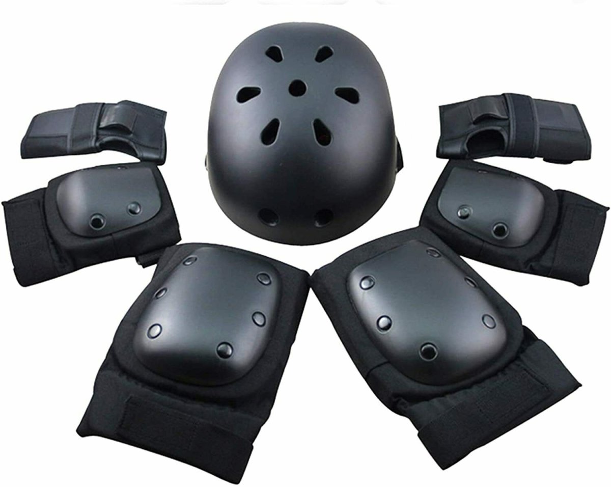 Scooter Protective Gear with Knee Elbow Pads Wrist Guards Helmet for Kids/Teens/Adult Small-BicycleLab.com.au