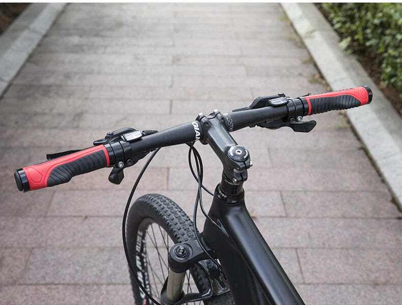 Bicycle Grips MTB Road Bike Double Lock Rubber Handlebar Grips Anti-Sl