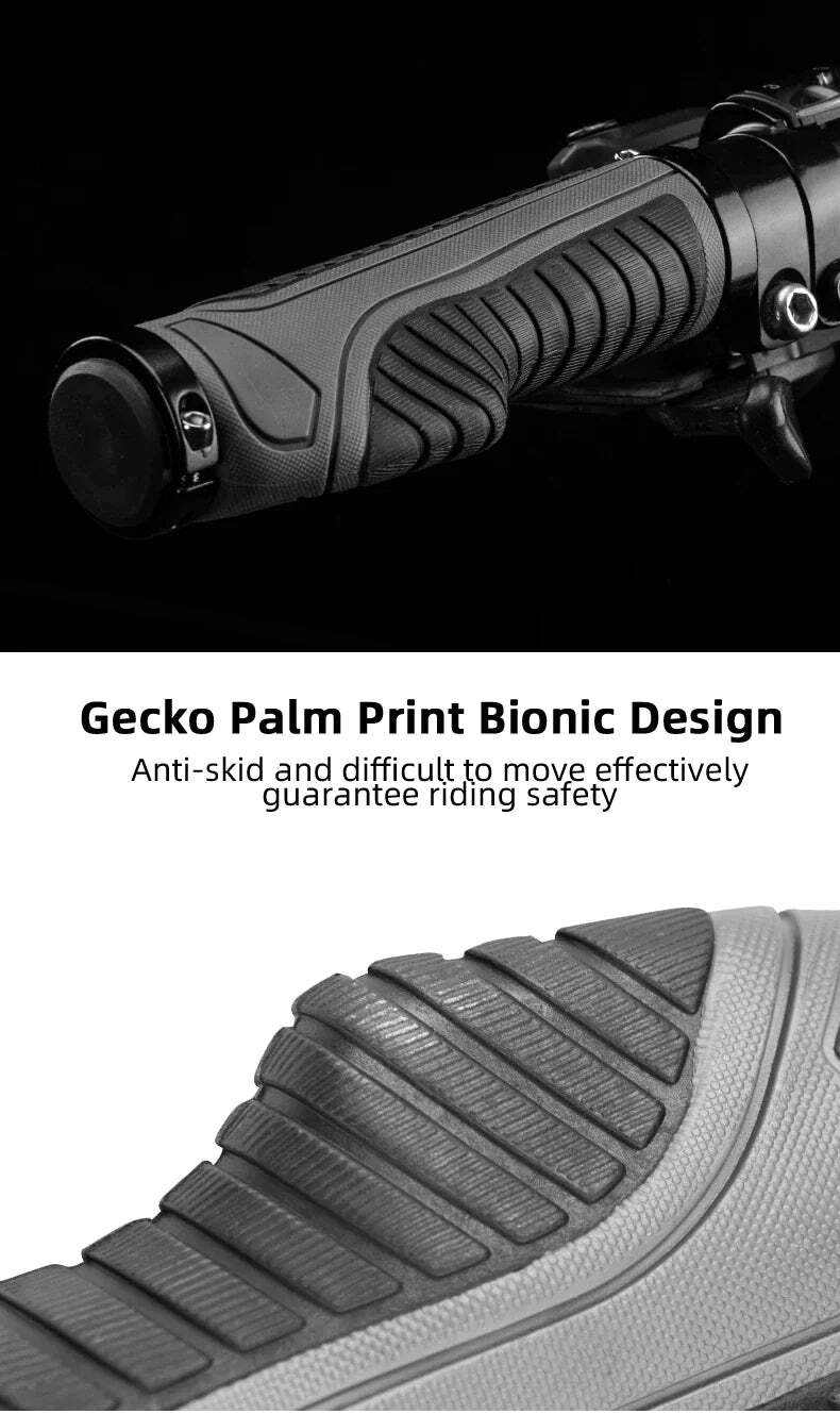 Bicycle Grips MTB Road Bike Double Lock Rubber Handlebar Grips Anti-Sl