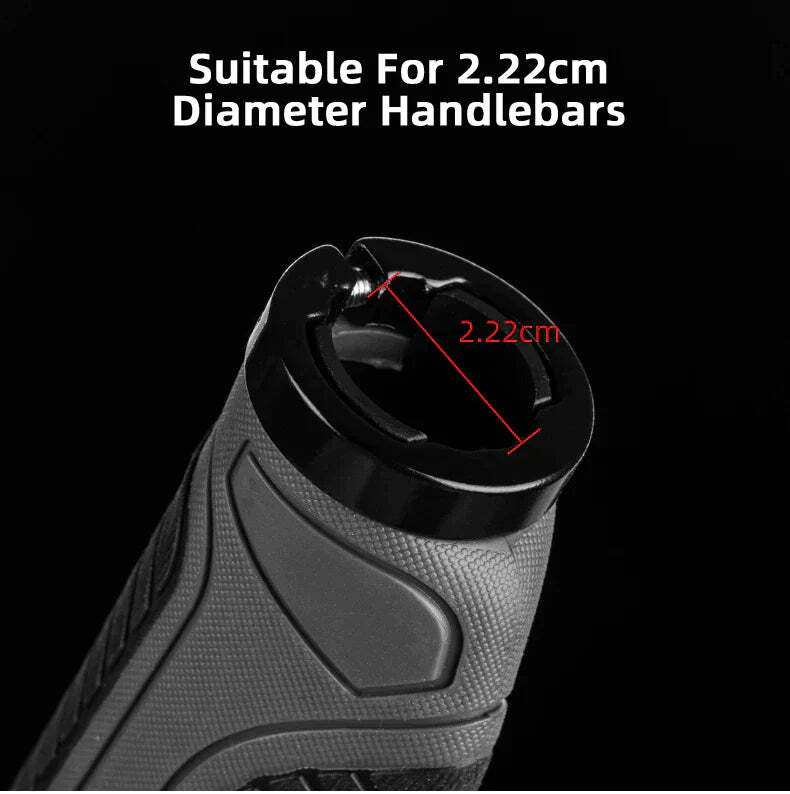 Bicycle Grips MTB Road Bike Double Lock Rubber Handlebar Grips Anti-Sl