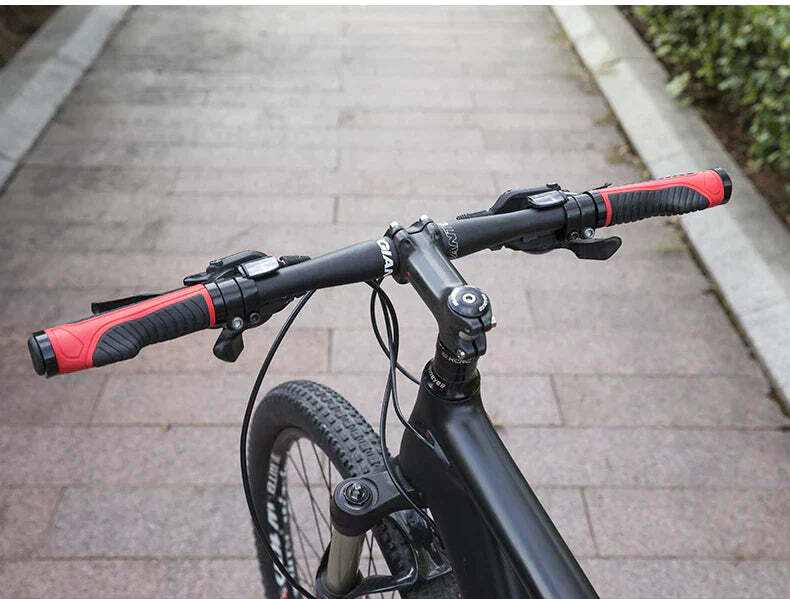 Anti-Slip Rubber MTB Handlebar Grips | Red