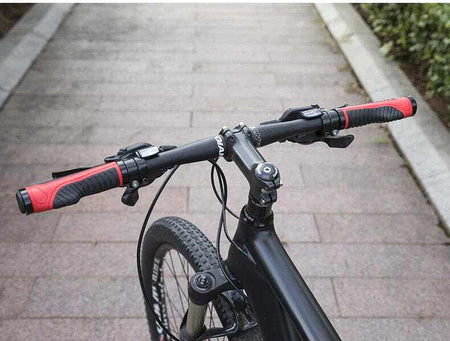 Anti-Slip Rubber MTB Handlebar Grips | Red