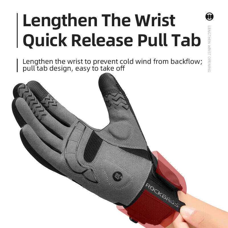 Breathable Heated Bicycle Gloves | XLarge