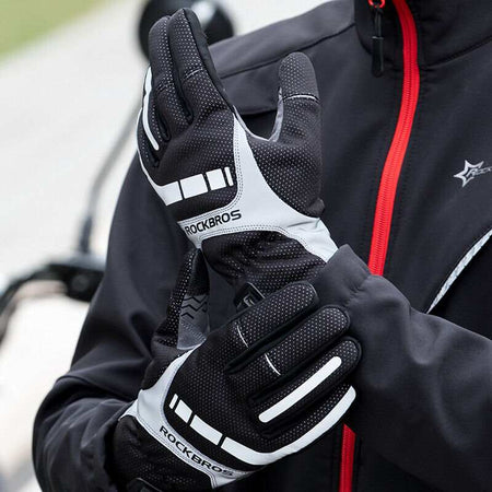 Breathable Heated Bicycle Gloves | XLarge