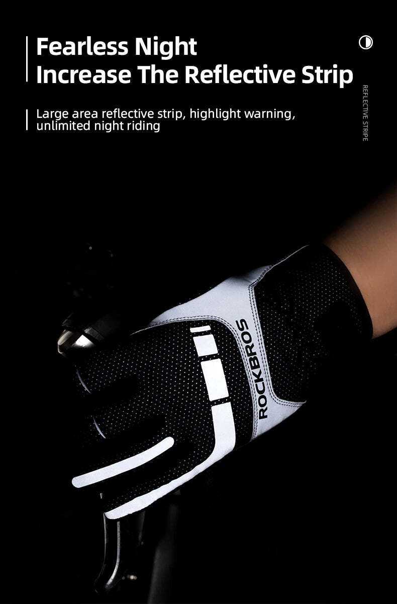 Breathable Heated Bicycle Gloves | XLarge