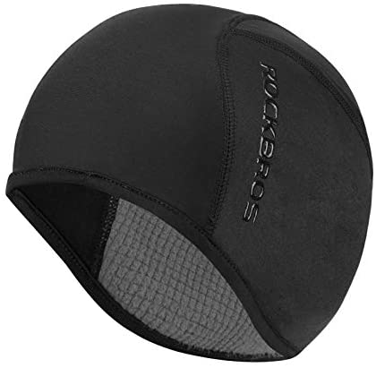 Helmet Fleece Inner Liner Cycling Skull Cap Winter Thermal MTB Mountain Cycling Cap for Men Women Headwear for Running Skiing & Winter Sports BLACK Rockbros-BicycleLab.com.au