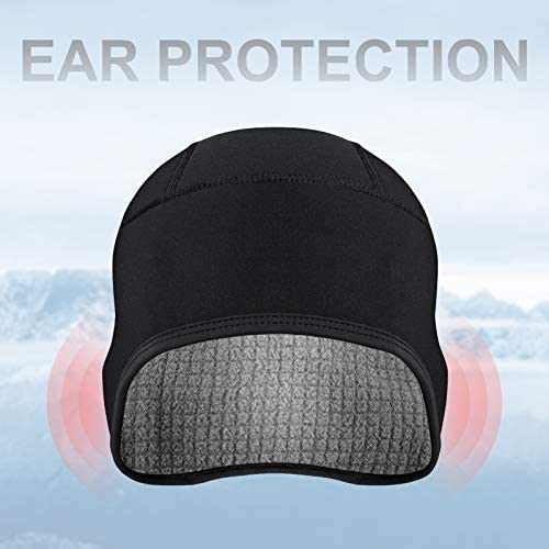 Unisex Thermal Cycling Skull Cap | Black