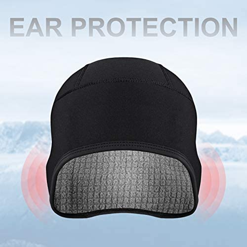 Helmet Fleece Inner Liner Cycling Skull Cap Winter Thermal MTB Mountain Cycling Cap for Men Women Headwear for Running Skiing & Winter Sports BLACK Rockbros-BicycleLab.com.au