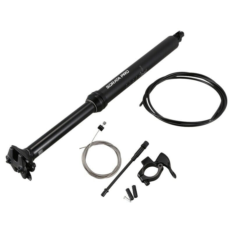 Satori Mountain Bike Pro Dropper Adjustable Seatpost Internal Cable 31.6 Diameter 100mm Travel-BicycleLab.com.au