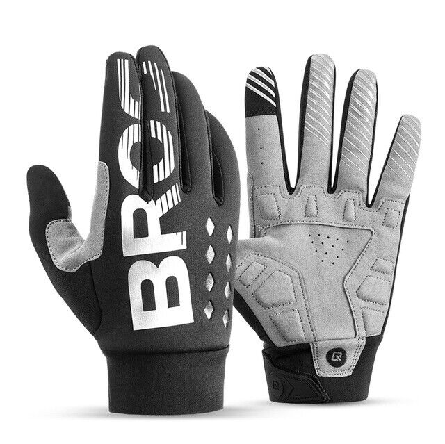 MTB Gloves Large for Mountain Road Bike Breathable Winter Autumn Spring Cycling Camping Running Outdoor Sport Rockbros-BicycleLab.com.au