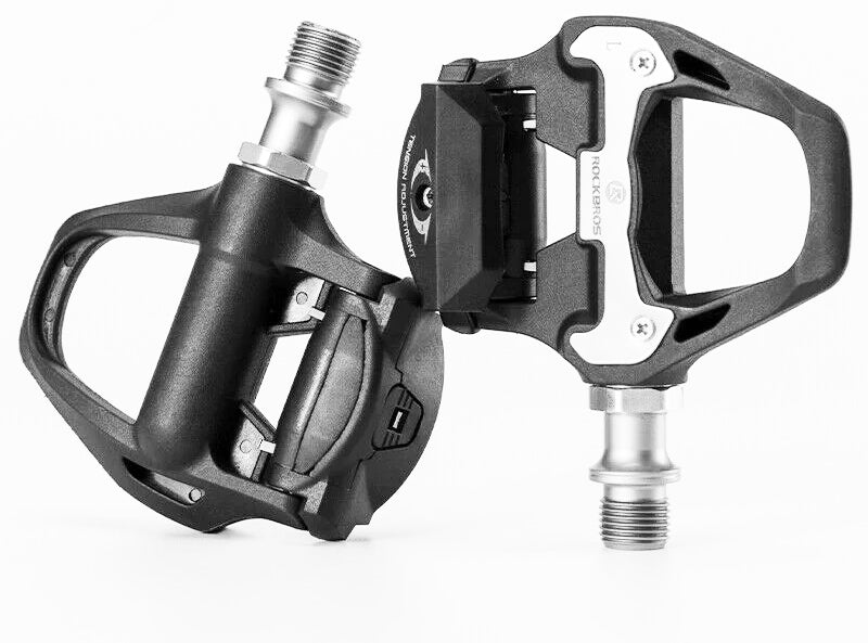 Self Lock Clip In Bike Pedals Shimano SPD-SL Cleat MTB Road 700C Hybrid BMX - Rockbros Nylon Black-BicycleLab.com.au