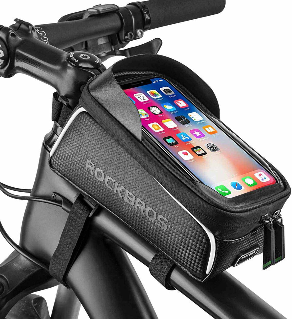 Top Tube Bicycle Bag Phone Holder
