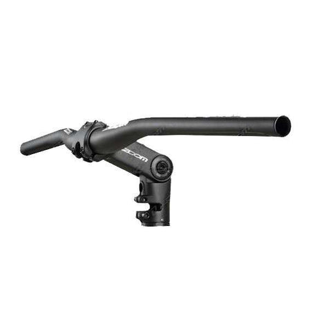 Zoom TDS-D616 height adjustable mountain bike stem with cable integration and 31.8mm bar bore in black