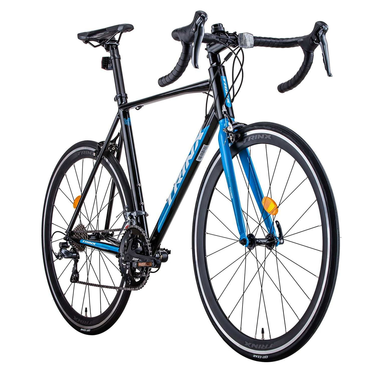 56cm Frame Road Bike with Allow Frame | Matt Black Blue