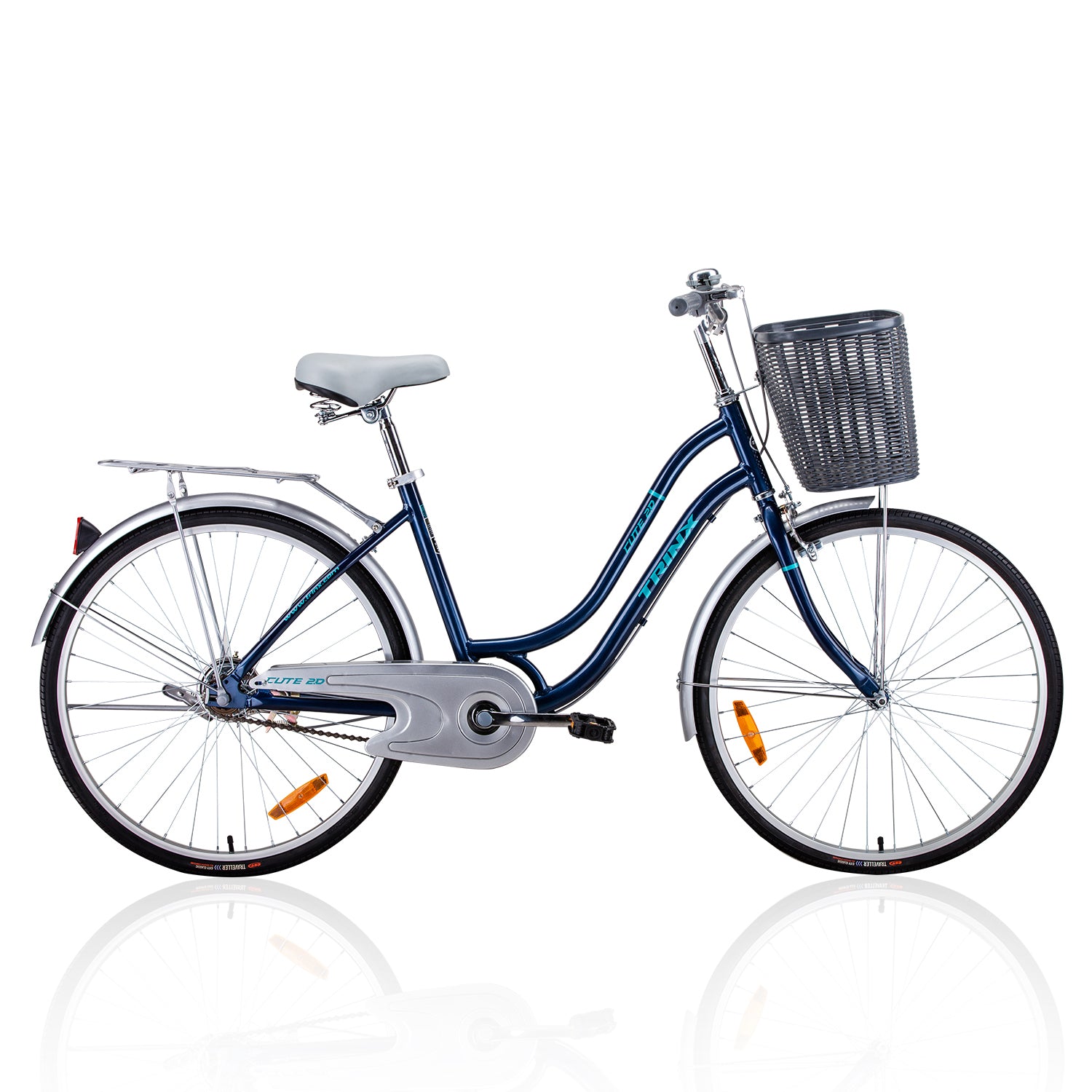 Trinx CUTE 2.0 City Bike 24 inch Lady Urban Blue-BicycleLab.com.au