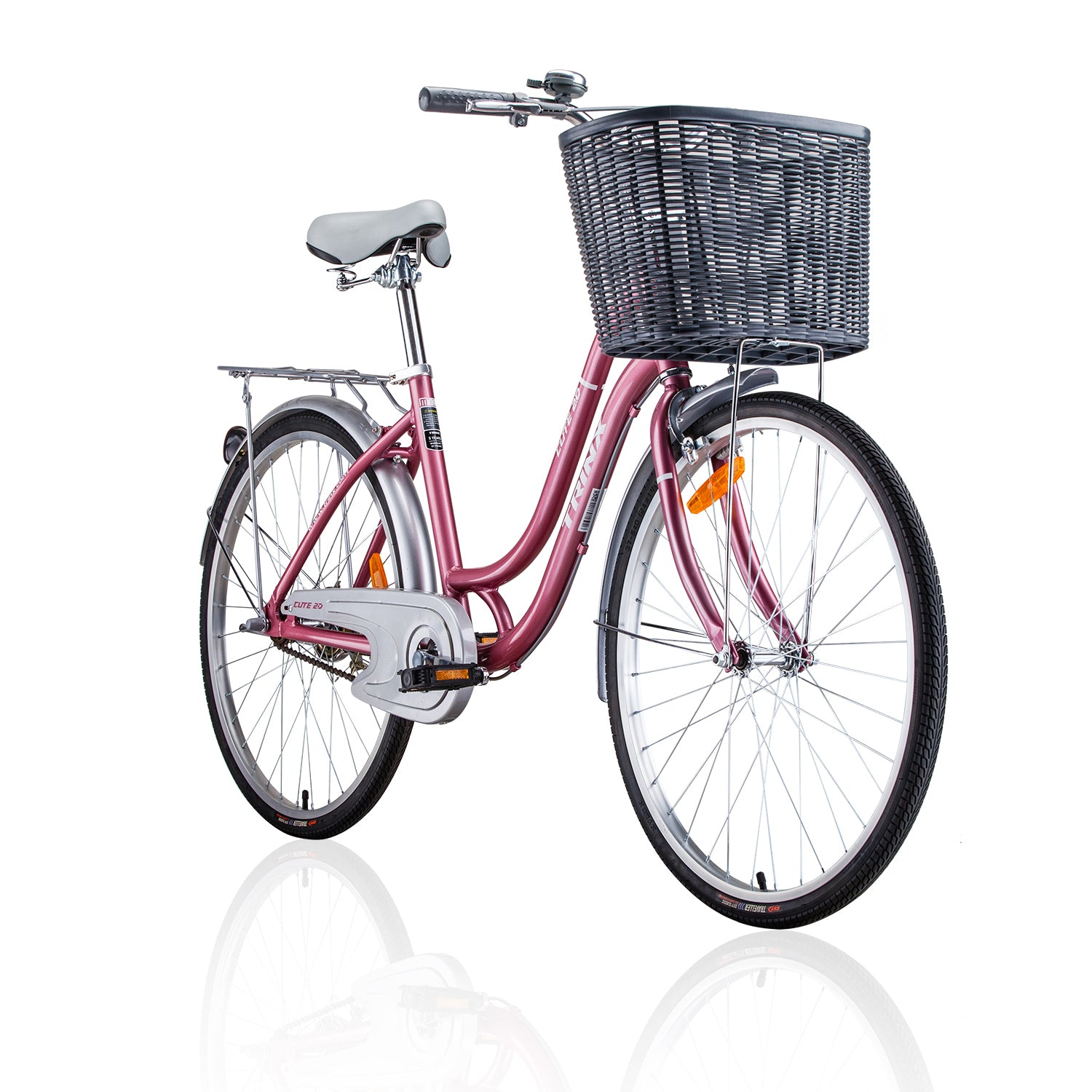 Trinx CUTE 2.0 City Bike 24 inch Lady Urban Pink-BicycleLab.com.au