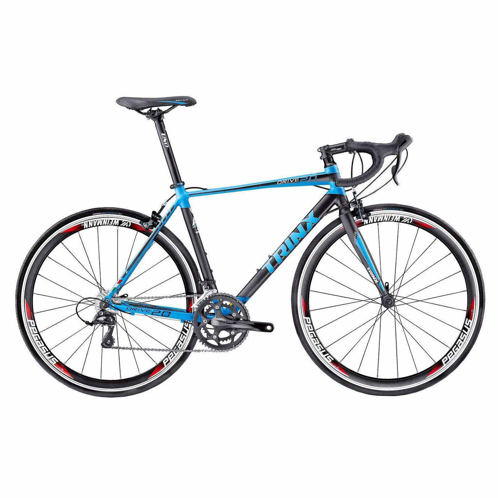700C Road Bike with Alloy Frame | Matt Black Blue
