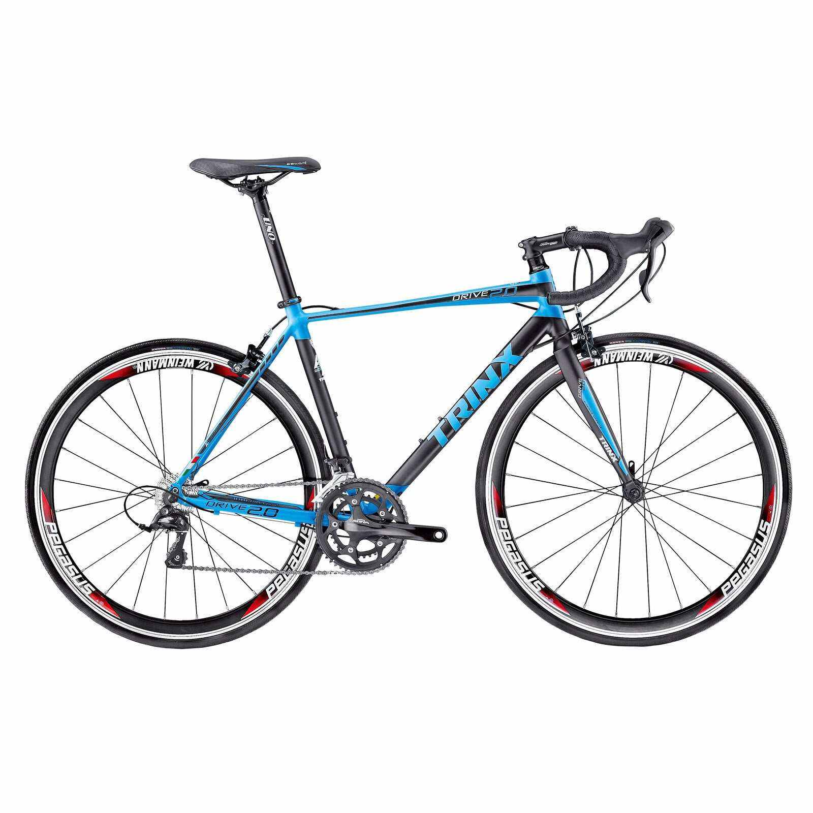 700C Road Bike with Alloy Frame | Matt Black Blue