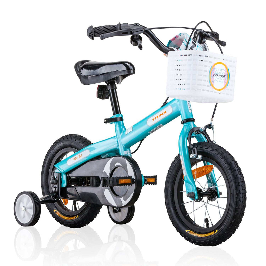 Kids Bike with Training Wheels | Blue