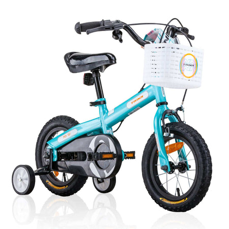 Kids Bike with Training Wheels | Blue