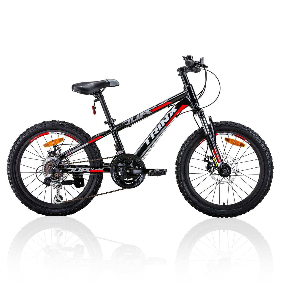 20 Inch Youth Mountain Bike with 21-Speed | Black