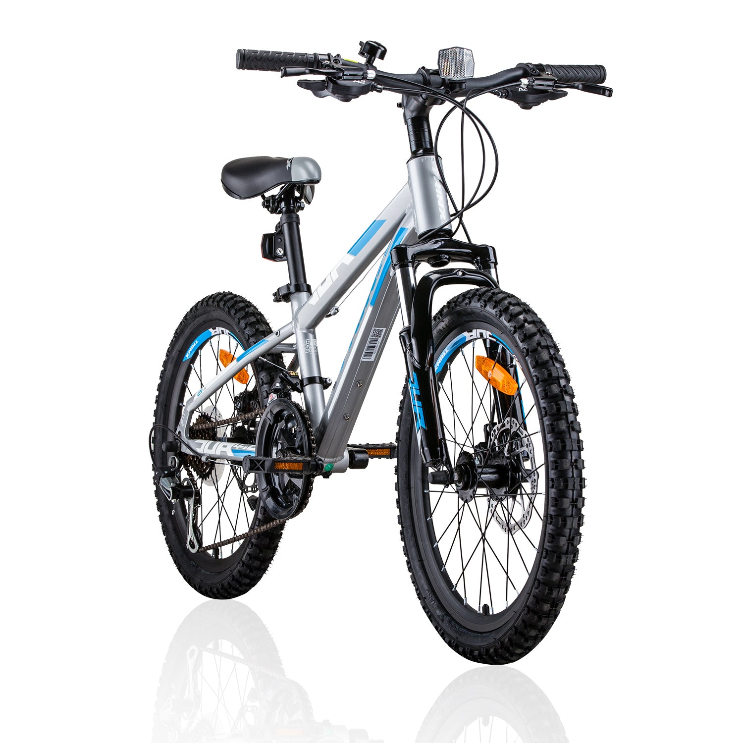 Trinx Junior 4.0 Bike 20 inch Shimano Gears 21-Speed Bicycle Gray-BicycleLab.com.au