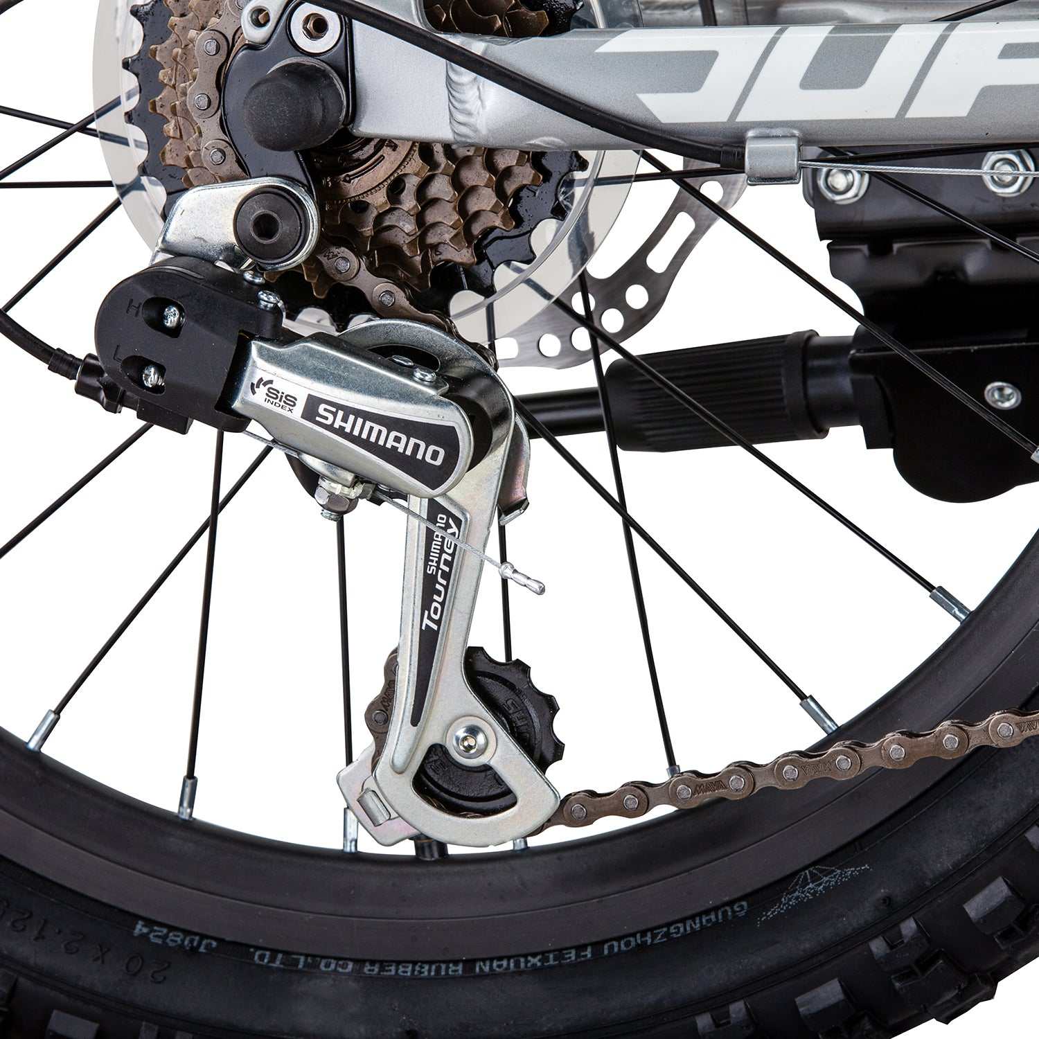 21-Speed Youth Mountain Bikes 20 Inch | Grey