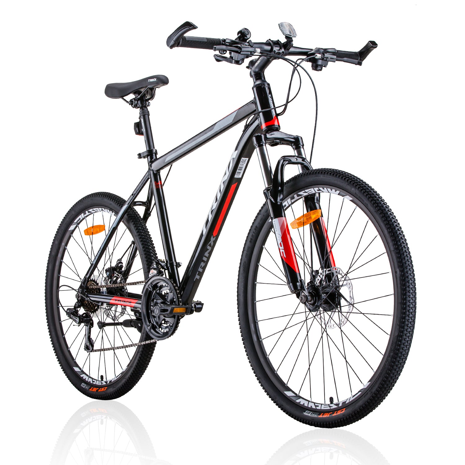 Trinx M116 Mountain Bike 21 Speed MTB 17 Inches Frame Red-BicycleLab.com.au